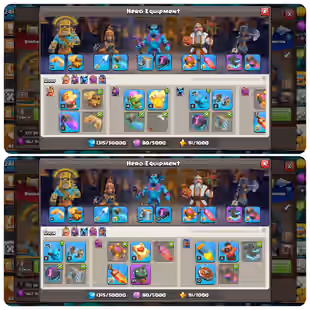 🔥TH-17 XP240 ✅ LEVEL 17-18 WALLS | GHOST / NORTH SCENERY | MAX EQUIPMENTS | E.BOOTS MAX | HIGH HEROS | INSTANT DELIVERY - Image 6