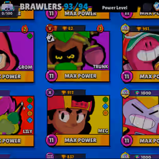 🌟201 SKINS🌟72.400 TROPHY | 93 BRAWLERS | 25 MAX | 14 HYPERCHARGED | INSTANT DELIVERY | FULL ACCESS - Image 9