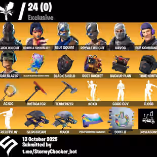 ALL PLATFORMS | 28 SKINS | BLACK KNIGHT | HAVOC | SUB COMMANDER | TRAILBLAZER | OMEGA | MAKO | FLOSS - Image 2