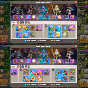 🔥TH-17 NEAR MAX🔥XP-228! F.ARROW MAX! E.BOOT MAX! FIREBALL-23! 12X EPIC! HEROES:-100-100-82-75-50! ALMOST MAXED DEFENSE - Image 4