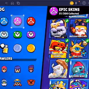 🌟11.11 PIN🌟FREE CHANGE NAME | 217 SKINS | 73.000 TROPHY | 91 BRAWLERS | 16 MAX | 13 HYPERCHARGED - Image 43