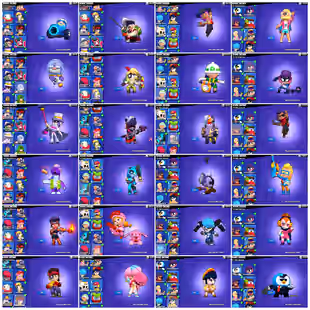 🔥560 GEMS 🔥 72K TROPHY | 55K BLING | 15 TITLE | 93 BRAWLER | 57 MAXED | 36 HYPERCHARGED | 216 SKIN | INSTANT DELIVERY - Image 11
