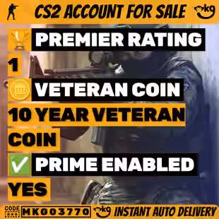 CS2 6 MEDALS 2016 | 2019 | 10 Year Veteran | 5 Year Veteran | Global Offensive Badge | Loya... ! MKG03770 - Image 2