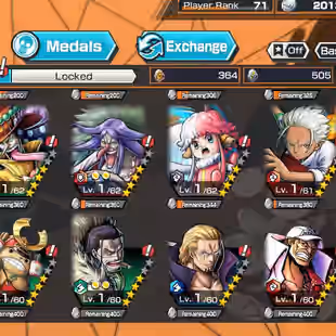 BR597-IOS-Android-Hyber 55-8 Ex(Gear 5-Zoro-Lucci-Roger Skins-Yamato Ace-Akainu-Shank)-Vip Medal-Support 162-647 Frag - Image 63