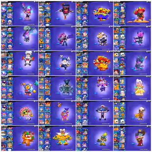 🔥560 GEMS 🔥 72K TROPHY | 55K BLING | 15 TITLE | 93 BRAWLER | 57 MAXED | 36 HYPERCHARGED | 216 SKIN | INSTANT DELIVERY - Image 7