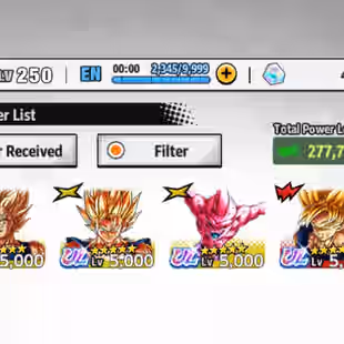 D409-IOS-Android-4 UL(Majin Vegeta-Super Vegtio-Buu Kid)-Vip Equipment-33 Legends-Team Daima-SS4 Goku-SS3 Goku Red Star - Image 2