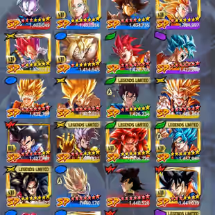D791-Nice Account-10 UL(SS Goku+Goku Uis+SS4 Gogeta+Rose+Gogeta+Turles+Beast Gohan)+53 Legends+Good Equipment+Good Team - Image 22
