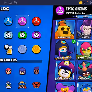 🌟 220 SKINS🌟74.950 TROPHY | 95 BRAWLERS | 22 HYPERCHARGED | 31 MAXED BRAWLERS | CHAINSAW BUSTER | LOADED RICO | CORSA - Image 53