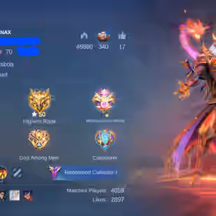 289 SKINS 1 LEGEND 1 ASPIRANT  1 COLLECTOR ALL EMBELEM MAX CHEAP - Image 1