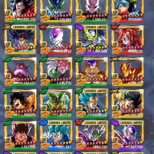 D806-IOS+Android-Super Vip Account-14 ULTRA Have Zamasu+70 Legends+769 Millions Power+Good Zenkai+Vip Equipment+PVP Good - Image 9