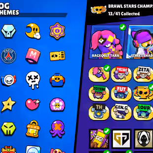 |BLUE / RED KING FRANK| MATCHERINO PIN| 2 PRESTIGE|METEORIC FAME| 92600 CUPS | 94 BRAWLERS |364 SKINS - Image 39