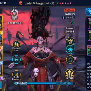 Mythic (Mikage, Anomaly) - 62 Champions LV 60 -  84 Legend - 12 Void - Image 1