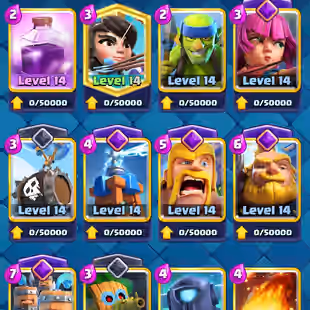 ❗[ 47X CARD MAX - 15X EVULOSION - 9X ELITE ]❗ TROPHY: 11500 || EMOTE : 79 || 8 YEARS PLAYED BADGE || LEVEL 55 - Image 9