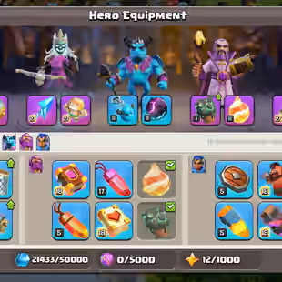 ❗[ PREMIUM TH-17 - 5 EPIC MAX ]❗GG - FA - AF - RS - EB [MAX] || HEEOS: 66-90-63-65-30 | 1500 MEDALS || RAREST ONE - Image 6