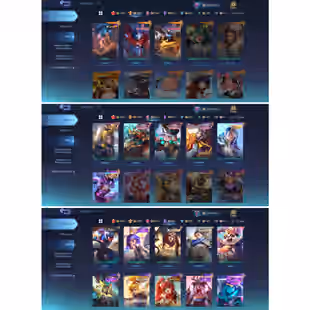 MOONTON | LV 106 | 🔥WR 57 PERCENT🔥 | EPIC RECALL SEAL OF ANVIELS CRAWLS - CC WAN WAN | HERO 126 | SKIN 296 | BP 194K - Image 4