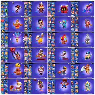 🔥560 GEMS 🔥 72K TROPHY | 55K BLING | 15 TITLE | 93 BRAWLER | 57 MAXED | 36 HYPERCHARGED | 216 SKIN | INSTANT DELIVERY - Image 6