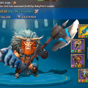 LORD56-4: Account  - T5 2B4 ( Can Move to 1014 ) 1,02M Gems - 691M Research - 309 Stars - Troops 68M3 - Image 3
