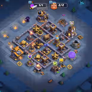 🔥[ PREMIUM TH-17 ]🔥AF [MAX] - FB [23] - FA [20] || HEROS: 70-83-64-64-34 || LEVEL: 16-17 WALLS || STRONG DEF - TROOPS - Image 11