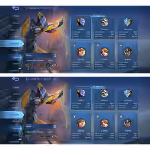 MOONTON | LV 122 | DM 56 | ✨LEGEND GUSION✨ - KOF AURORA - SANRIO FLORYN - LUCKYBOX FRANCO | HERO 122 | SKIN 224 | BP 27K - Image 3