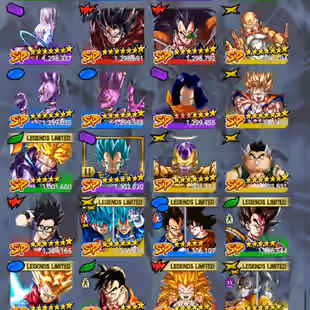D791-Nice Account-10 UL(SS Goku+Goku Uis+SS4 Gogeta+Rose+Gogeta+Turles+Beast Gohan)+53 Legends+Good Equipment+Good Team - Image 19