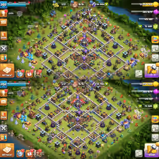 🔥15505 GEMS🔥PREMIUM TH-15! XP-202! HEROES:-55-71-41-44-21! NICE PETS! FAST DELIVERY - Image 1
