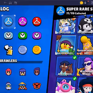 🌟 220 SKINS🌟74.950 TROPHY | 95 BRAWLERS | 22 HYPERCHARGED | 31 MAXED BRAWLERS | CHAINSAW BUSTER | LOADED RICO | CORSA - Image 25