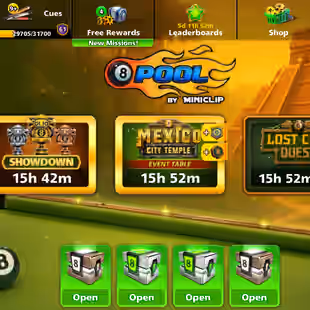 18.6B COINS ACCOUNT | Level 389 | 19 Legendary Cues | Archangel Cue Last Part Left | Fresh Account - Image 4