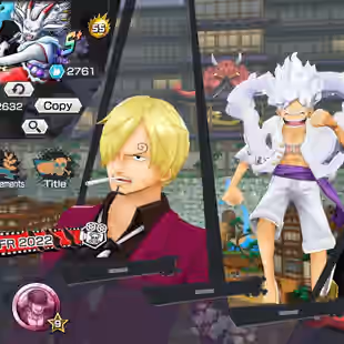 BR597-IOS-Android-Hyber 55-8 Ex(Gear 5-Zoro-Lucci-Roger Skins-Yamato Ace-Akainu-Shank)-Vip Medal-Support 162-647 Frag - Image 35