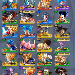 D788-IOS+Android-Vip Meta Account-9 UL(SS Goku+Frieza+SS4 Gogeta+Majin+Turles+Super Vegeta)+62 Legends+Vip Equipment - Image 15
