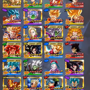 D793-IOS+Android-Nice Account-9 UL(SS4 Vegeta+Frieza+SS4 Gogeta+Majin+Vegito)+55 Legend+Vip Equi+Good Zenkai+Good Team - Image 15