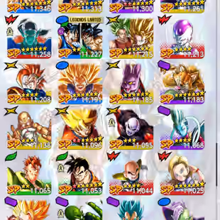 D661-Vip Account-14 UL(Cell+Majin Vegeta+Goku Uis+Beast Gohan+Vegito+Hit+Gogeta)+36 Legend+Vip Equipment+Good Team PVP - Image 15