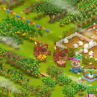 HAY DAY 123 LVL RARE FARM- TH 21 LVL-BEST DECORATIONS- BARN STORAGE 3400 SILO 3300-HAND MADE FARM  WITH ALL ITEMS-CHEAP - Image 2