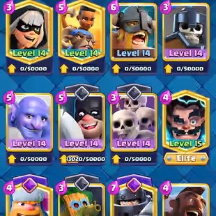 ❗[ 44X MAX CARDS - 13X EVULOSION ]❗ 7X ELITE CARDS || TROPHY: 11500 || KT: 15 || 68X EMOTES || LEVEL 54 - Image 10