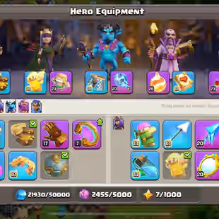 266 XP 🔥 FULL MAX TOWNHALL 17 💎 2979 WWS - 17843 CUPS - 700 MEDAL-440 GEM - RENAME 500 - 6 WAR LAYOUT - Image 8