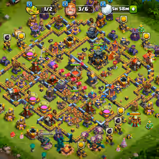🔥GEM'S-10700🔥LUXURIOUS TH17 |! HEROES 80-82-52-63-37 |! EPIC[SB-26!GG-23!EB-23!RS-23] |! 1438 WARSTAR |! BH-10 - Image 1