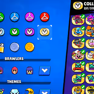 RARE 🔥 45K TROPHY 🔥 [27 MAX (21 HYPER)]!! 156-SKINS!! 87!89 BRAWLERS!! 163-GEMS!! DELIVERY INSTANTLY - Image 11