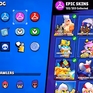 |BLUE / RED KING FRANK| MATCHERINO PIN| 2 PRESTIGE|METEORIC FAME| 92600 CUPS | 94 BRAWLERS |364 SKINS - Image 29