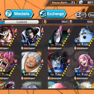 BR597-IOS-Android-Hyber 55-8 Ex(Gear 5-Zoro-Lucci-Roger Skins-Yamato Ace-Akainu-Shank)-Vip Medal-Support 162-647 Frag - Image 62