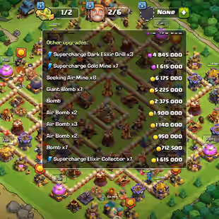 🔥TH-16 FULL MAX 🔥 HEROS MAX | TROOPS MAX | (SB-20) (EB-20) (RS-20) | 3424 WS | RENAME AVAILABLE | INSTANT DELIVERY - Image 2