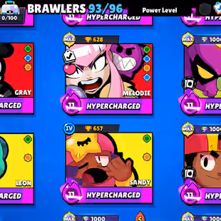 | 147 EPIC SKINS | MATCHERINO & 35 RANK PIN | SOLAR FAME 3| 87000 CUPS | 93 BRAWLERS | 372 SKINS | INSTANT DELIVERY - Image 9