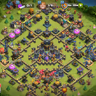 PvP LEGEND RANKED 💎20 EQUIPMENT MAX 💎 TH 17  MAX HERO - PETS MAX - 274 XP - 3400 GEM- 875 MEDAL - 23K CUP - INSTANT - Image 2