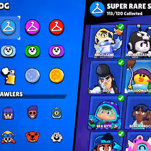 | 147 EPIC SKINS | MATCHERINO & 35 RANK PIN | SOLAR FAME 3| 87000 CUPS | 93 BRAWLERS | 372 SKINS | INSTANT DELIVERY - Image 19