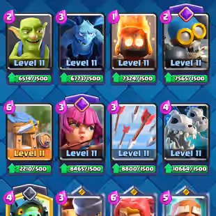 ❗[ 44X MAX CARDS - 13X EVULOSION ]❗ 7X ELITE CARDS || TROPHY: 11500 || KT: 15 || 68X EMOTES || LEVEL 54 - Image 6