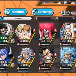 BR610-IOS-Android-Hyber 50-5 Ex(Gear 5 v2-Kizaru-Garp-Roger v2-Kaido-Akainu-Shank v4-Shank v3-Shank-Yamato)-Vip Medal - Image 9