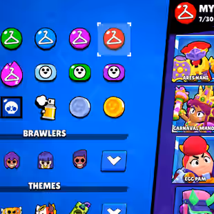 🔥[ 62X MAX BRAWLER - 39X HYPERCHARGED ] 🔥 TROPHY : 760000 || 91X BRAWLER UNLOCK || 268X SKIKS || MANY UNIQE AND RARE - Image 7