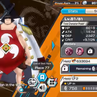BR597-IOS-Android-Hyber 55-8 Ex(Gear 5-Zoro-Lucci-Roger Skins-Yamato Ace-Akainu-Shank)-Vip Medal-Support 162-647 Frag - Image 29