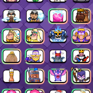 Lvl-68 | 121-Card Max | 82-Elite | 36-Evo | [120-Emote] | 10000 Trophy |  33-Tower Skin | Name Chang yes - Image 3