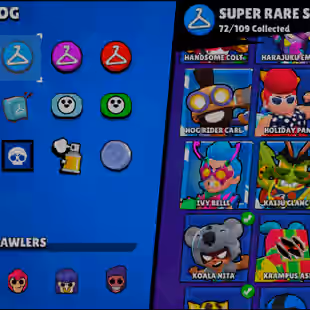 🌟201 SKINS🌟72.400 TROPHY | 93 BRAWLERS | 25 MAX | 14 HYPERCHARGED | INSTANT DELIVERY | FULL ACCESS - Image 28