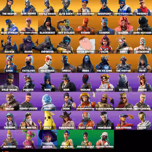 62 SKINS | The Reaper | Floss | Royale Knight | Elite Agent | OG STW | Take The L | Orange Justice - Image 2