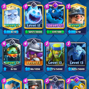 🔥[ 29X CARDS MAX - 13X EVULOSION ]🔥 6X ELITE CARDS || 76X EMOTES [RARE ] || LEVEL : 53 || TROPHY: 8000 | FAST DELIVERY - Image 7